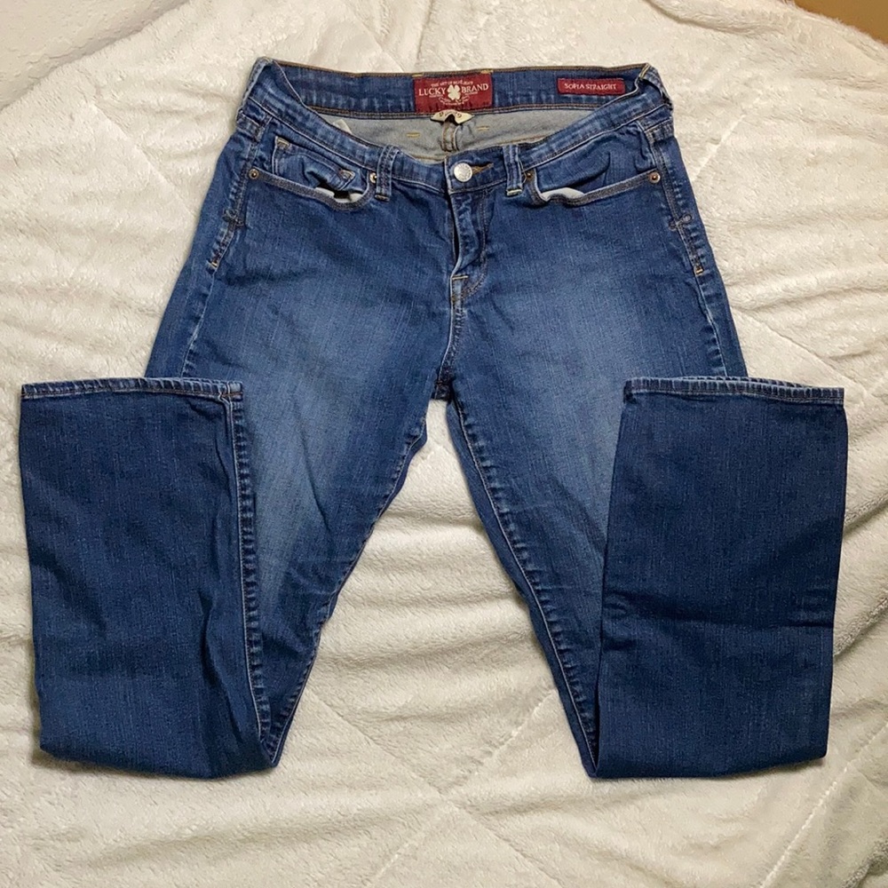 Lucky Brand Sofia Straight Ankle Jeans